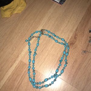 Blue necklace